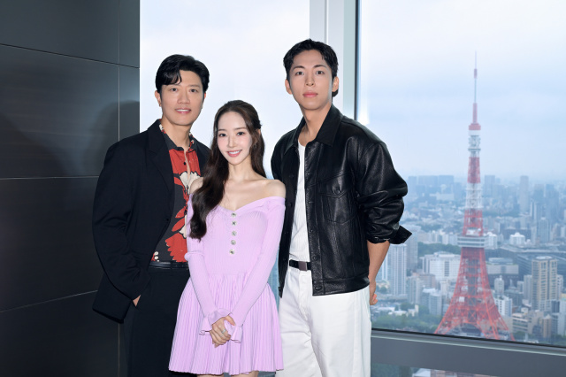 『コンフィデンスマンKR』に出演する（左から）パク・ヒスン、パク・ミニョン、チュ・ジョンヒョク（C） 2025 TME Group Co.,Ltd. All Rights Reserved.