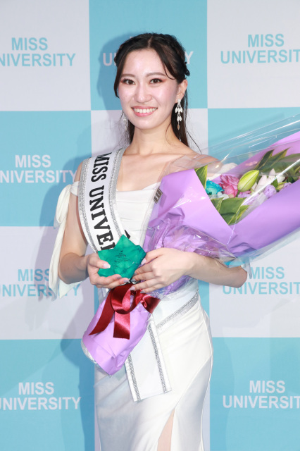 『2025ミスユニバーシティ日本大会』第３位・静岡代表・山本桃花さん（Ｃ）Deview
