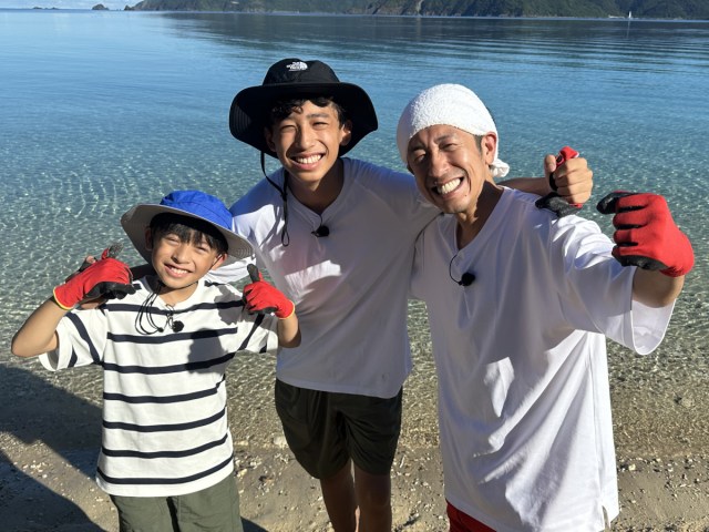 22日放送の『アイ・アム・冒険少年　脱出島家族SP』（C）TBS