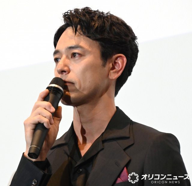 舞台あいさつで震え泣きをした妻夫木聡 （C）ORICON NewS inc.