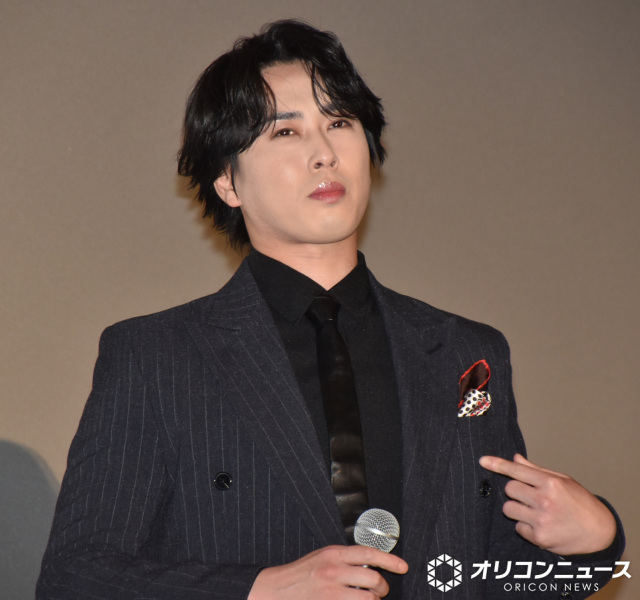 映画『火喰鳥を、喰う』公開記念舞台あいさつに参加した宮舘涼太 （C）ORICON NewS inc.