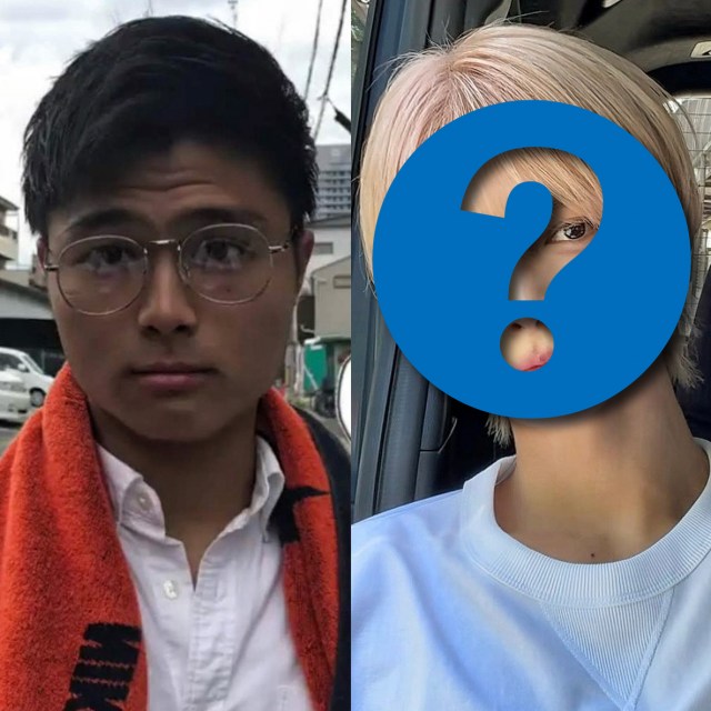 垢抜け前と現在の小林翔汰さん（@shot4_krより）